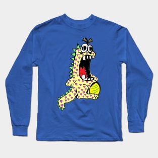 yellow Dinosaur of Love 2 Long Sleeve T-Shirt